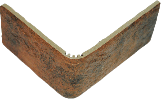 Спецэлементы Monopole Muralla Esquina Granada, цвет коричневый, поверхность матовая, под кирпич, 131x155