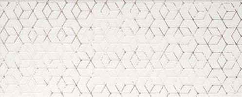 Декоративные элементы Ceramika Konskie Narni Декор Geo, цвет белый, поверхность матовая, прямоугольник, 200x500
