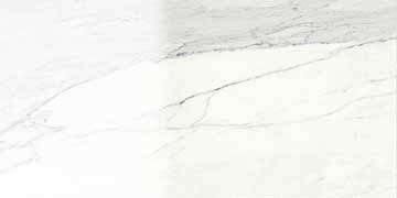 Керамогранит Novabell Calacatta Bianco Lapp IMP 86LR, цвет белый, поверхность лаппатированная, прямоугольник, 300x600