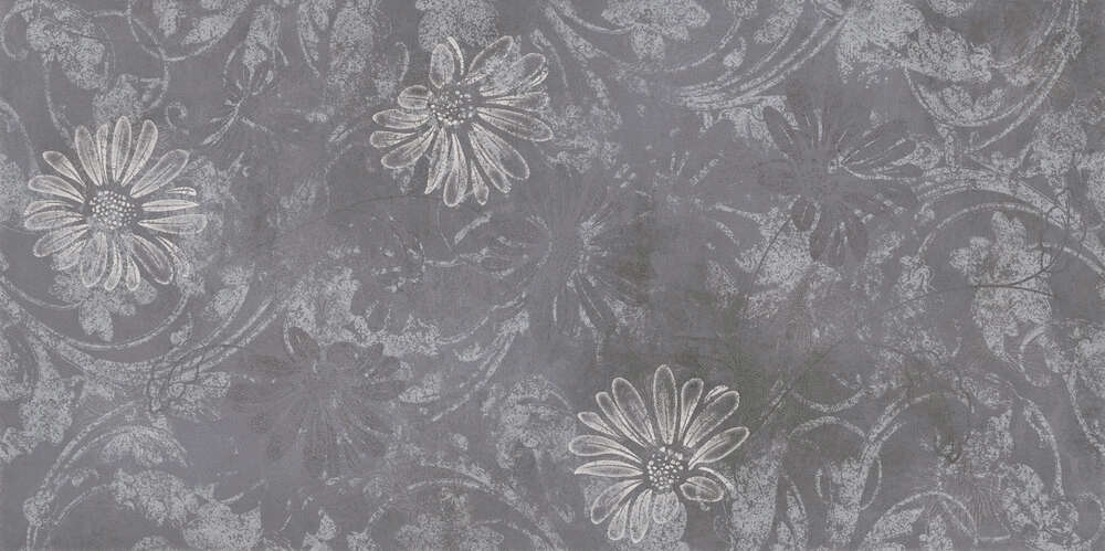 Керамогранит Halcon Madox Daisy Antracita Lappato, цвет серый, поверхность лаппатированная, прямоугольник, 600x1200