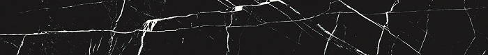 Бордюры Alfalux Canova Bellagio Battiscopa Nat. Ret. 8201240, цвет чёрный, поверхность матовая, прямоугольник, 75x600