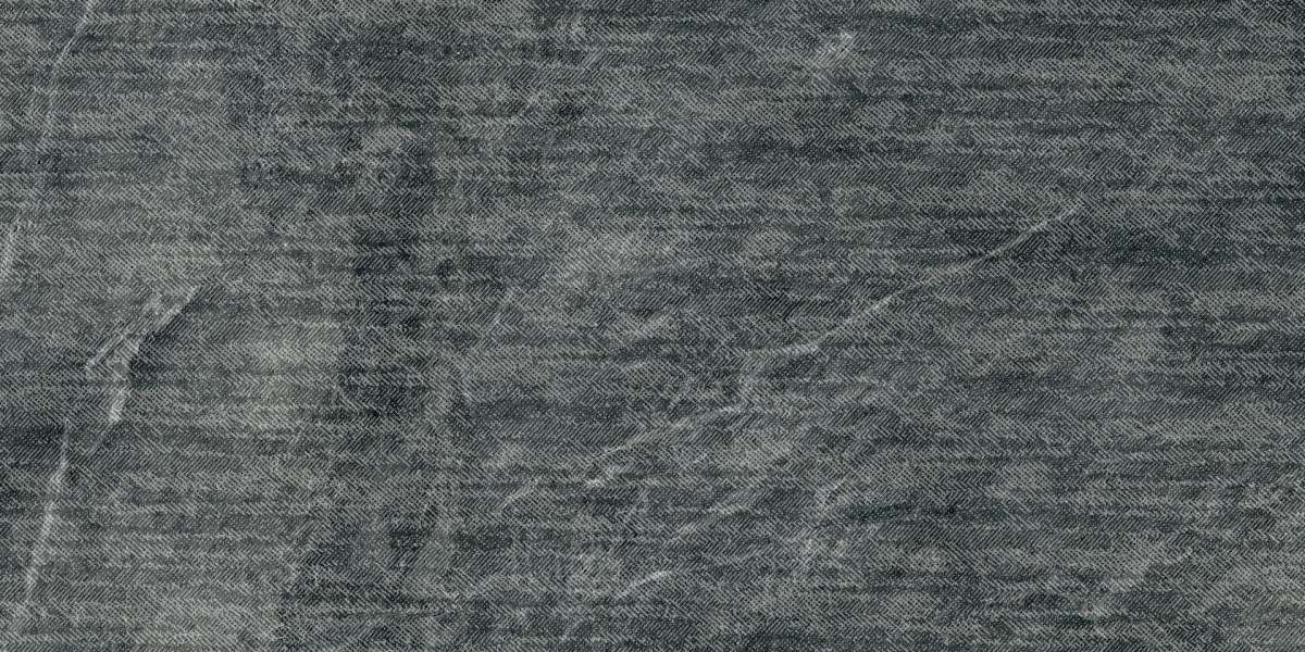 Керамогранит Flaviker Blue Savoy Graphite Tex Ret 0006337, цвет серый тёмный, поверхность матовая, прямоугольник, 600x1200