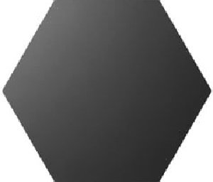 Керамическая плитка Wow Wow Collection Hexa Liso Graphite Matt 91776, цвет чёрный тёмный, поверхность матовая, шестиугольник, 215x250