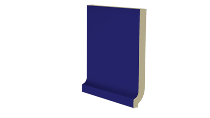 Бордюры Rako Color Two GSP0J005, цвет синий, поверхность матовая, прямоугольник, 97x103