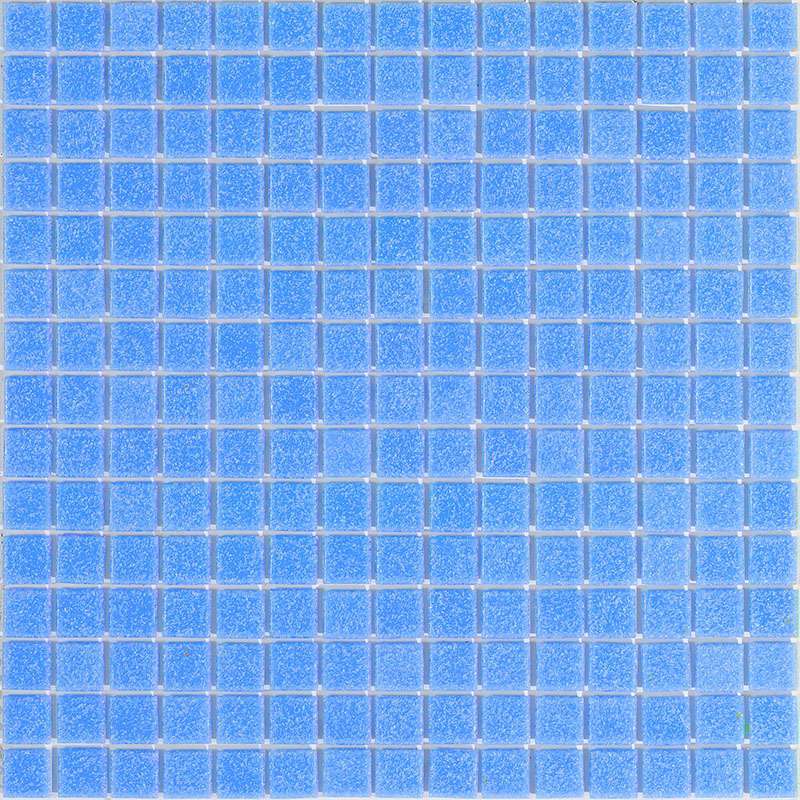 Мозаика Alma Mosaic Sandy SE24-2, цвет голубой, поверхность матовая, квадрат, 327x327