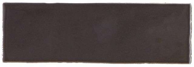 Керамогранит Pamesa Mayfair Grafito, цвет коричневый тёмный, поверхность глянцевая, под кирпич, 65x200