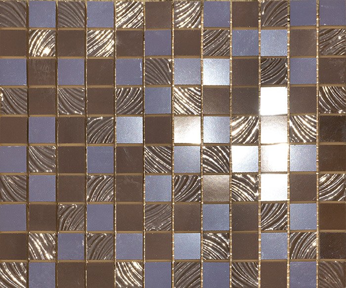 Мозаика Paul Skyfall Mosaico Brown, цвет коричневый, поверхность глянцевая, прямоугольник, 250x300