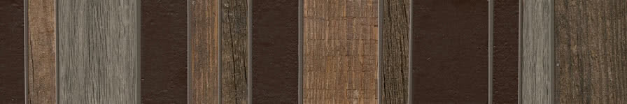 Бордюры ABK Fascia Essenze Mix I9R03053, цвет коричневый, поверхность матовая, прямоугольник, 50x300