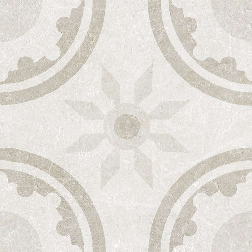 Керамическая плитка Cifre Decor Rim White, цвет белый, поверхность матовая, квадрат, 200x200
