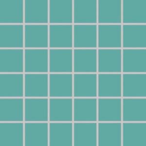 Мозаика Rako Color Two GDM05467 (5x5), цвет бирюзовый, поверхность матовая, квадрат, 300x300