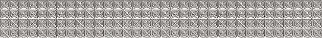 Бордюры Azori Pandora Grey Border Geometry, цвет серый, поверхность матовая, прямоугольник, 75x630