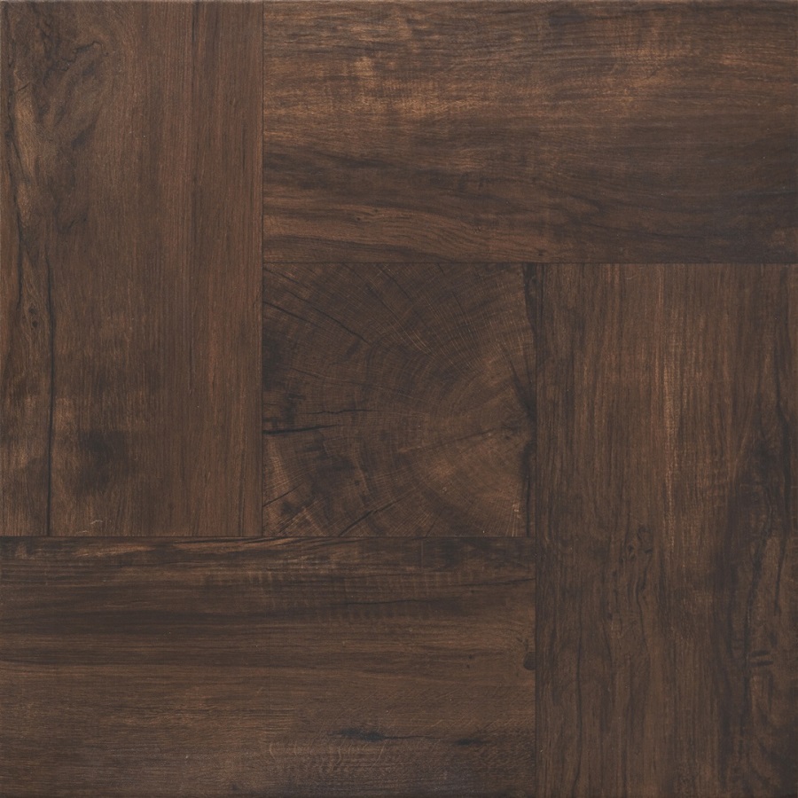 Керамогранит Settecento Gallery Iroko 150011, цвет коричневый тёмный, поверхность матовая, квадрат, 480x480