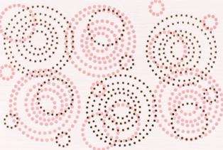 Декоративные элементы Piastrella Анселия 5 Декор, цвет розовый, поверхность матовая, прямоугольник, 200x300