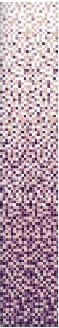 Мозаика NS Mosaic COV05, цвет фиолетовый, поверхность глянцевая, квадрат, 327x327