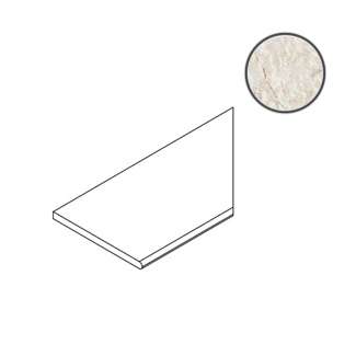 Спецэлементы Italon Contempora Pure Bordo Round DX 620090000278, цвет белый, поверхность структурированная, прямоугольник, 300x600