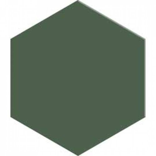 Керамическая плитка DNA Bee Green, цвет зелёный, поверхность матовая, шестиугольник, 100x115