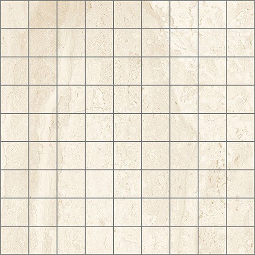 Мозаика Керлайф Olimpia Crema, цвет бежевый, поверхность глянцевая, квадрат, 294x294