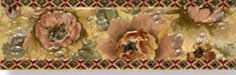 Бордюры Glazurker Vermont Cen. Бордюр, цвет разноцветный, поверхность матовая, прямоугольник, 80x257