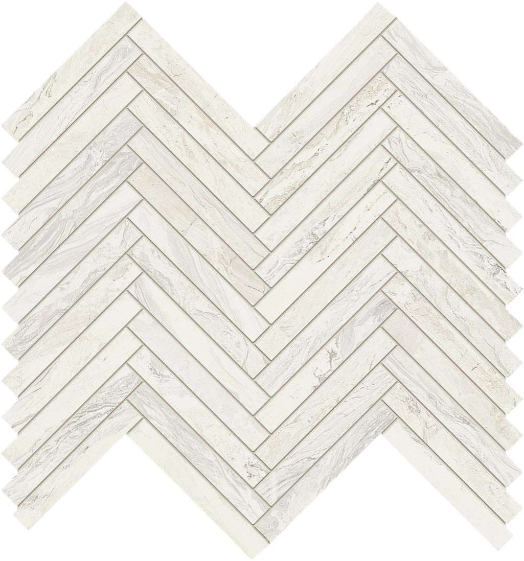 Декоративные элементы Ascot Gemstone Lisca White Rett GNML11R, цвет белый, поверхность матовая, прямоугольник, 330x350