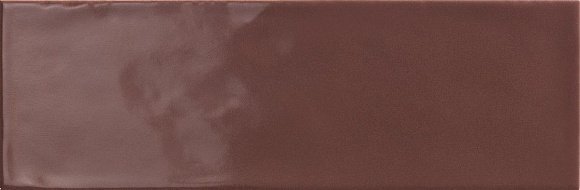Керамическая плитка Ragno Brick Glossy Purple R4JF, цвет бордовый, поверхность глянцевая, прямоугольник, 100x300