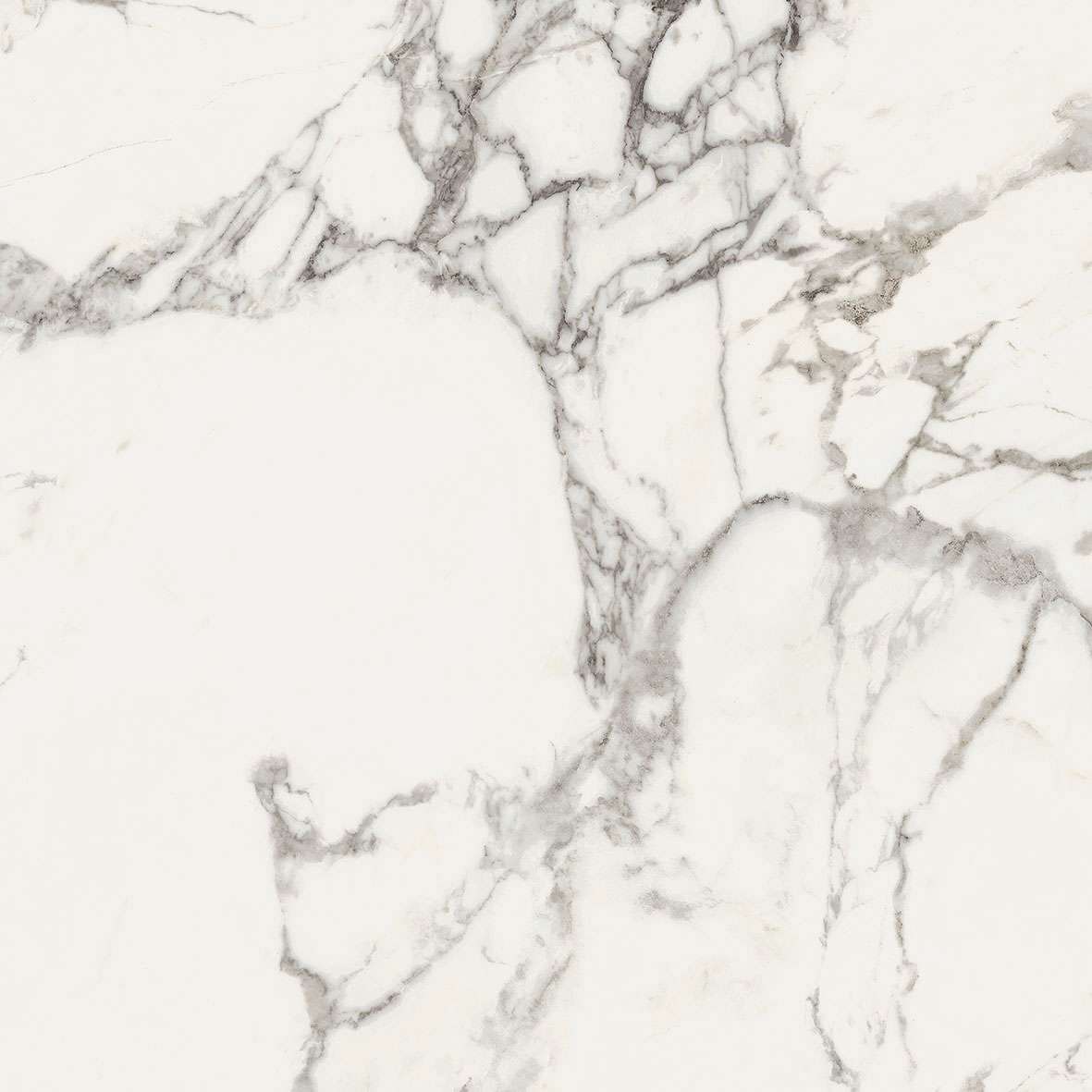 Керамогранит Piemme Majestic Pure Glorious Arabescato N/R 03913, цвет белый серый, поверхность матовая, квадрат, 600x600