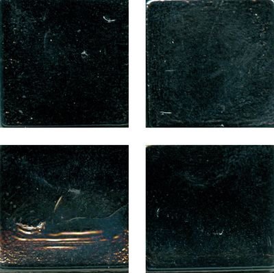 Мозаика Irida Fleur 15.R49(1), цвет чёрный, поверхность глянцевая, квадрат, 327x327