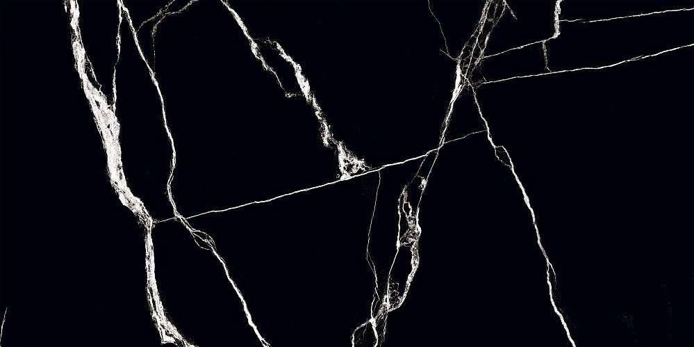 Керамогранит Maimoon Maimoon Ita Diamond highglossy, цвет чёрный, поверхность глянцевая, прямоугольник, 600x1200