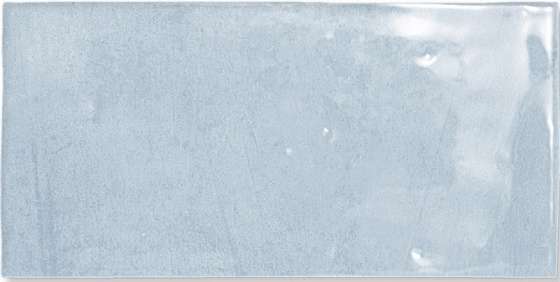 Керамическая плитка Wow Fez Aqua Gloss 114730, цвет голубой, поверхность глянцевая, прямоугольник, 62.5x125