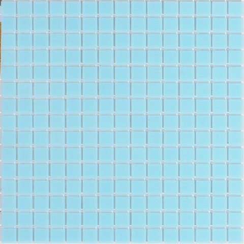Мозаика Alma Mosaic Sandy SE11, цвет голубой, поверхность матовая, квадрат, 327x327