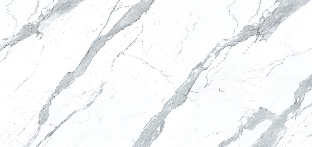 Широкоформатный керамогранит Apavisa Statuario Extra White Pol Bl-B, цвет белый, поверхность полированная, прямоугольник, 1200x2600