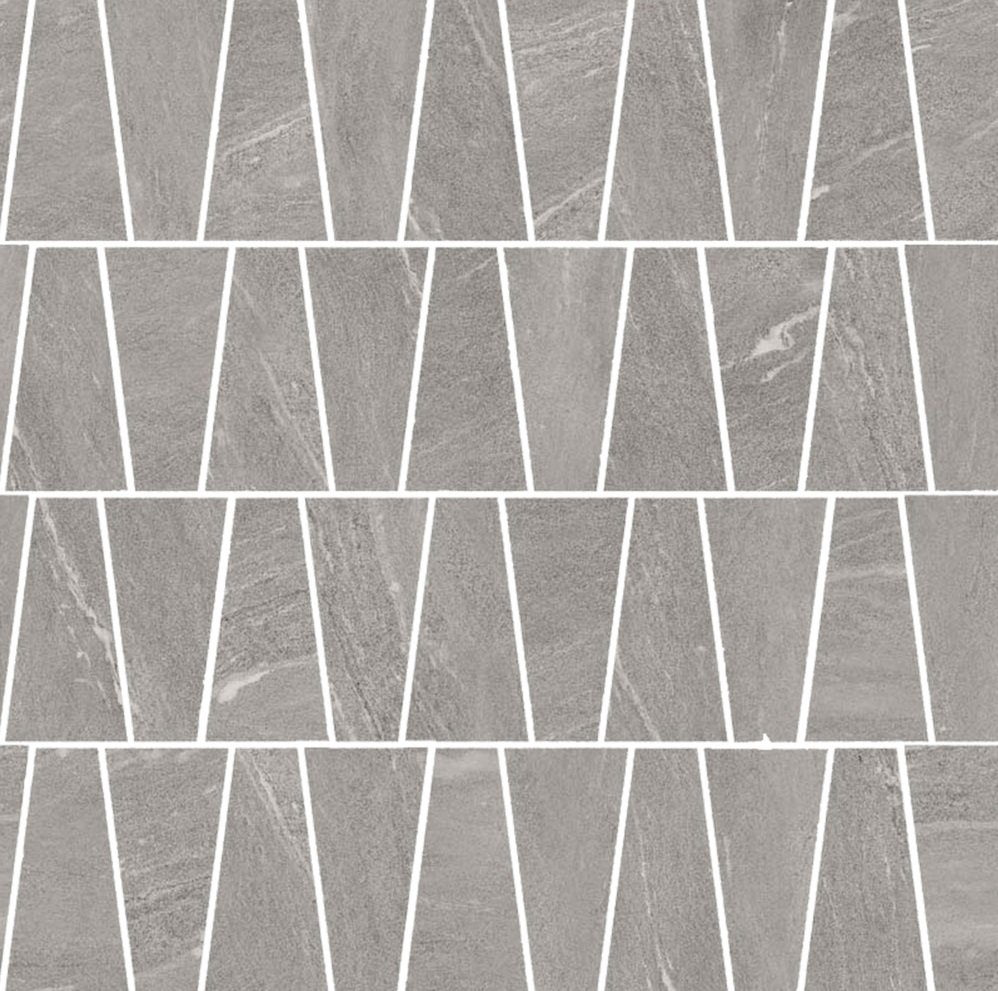 Мозаика Sant Agostino Waystone Trapex Grey CSAPWYGY30, цвет серый, поверхность матовая, квадрат, 300x300