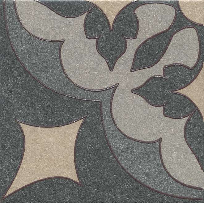 Декоративные элементы Kerama Marazzi Матрикс VT\A191\SG1593, цвет серый, поверхность матовая, квадрат, 200x200