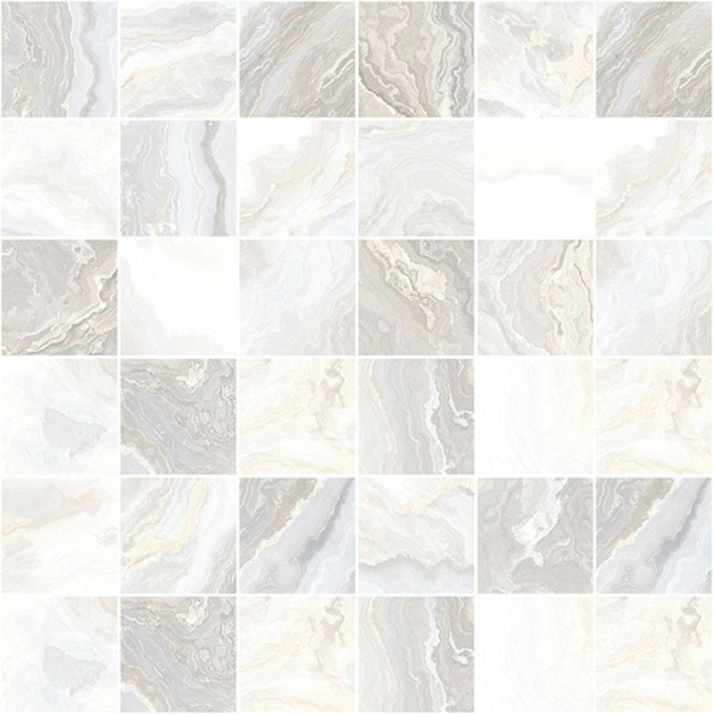 Мозаика Laparet Goldy Мозаика светлый, цвет серый, поверхность полированная, квадрат, 300x300