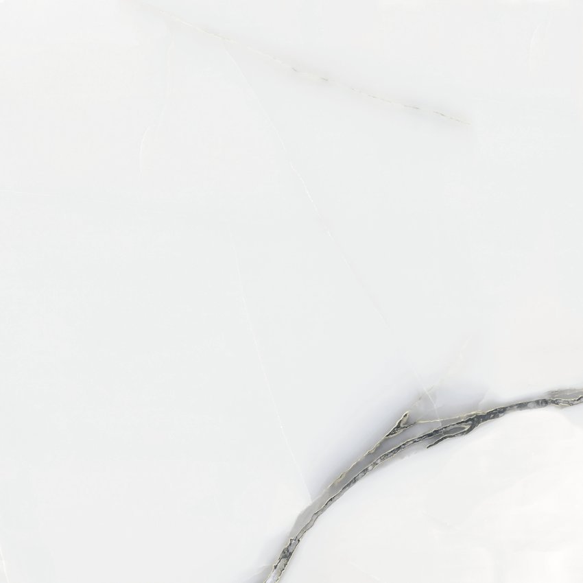 Керамогранит Benadresa Newbury White Rect, цвет белый, поверхность полированная, квадрат, 600x600