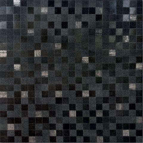Мозаика Metropol Cirrus Decor Chess Negro, цвет чёрный, поверхность матовая, квадрат, 500x500