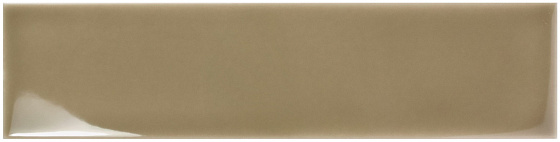 Керамическая плитка Wow Aquarelle Olive 129083, цвет коричневый, поверхность глянцевая, прямоугольник, 75x300