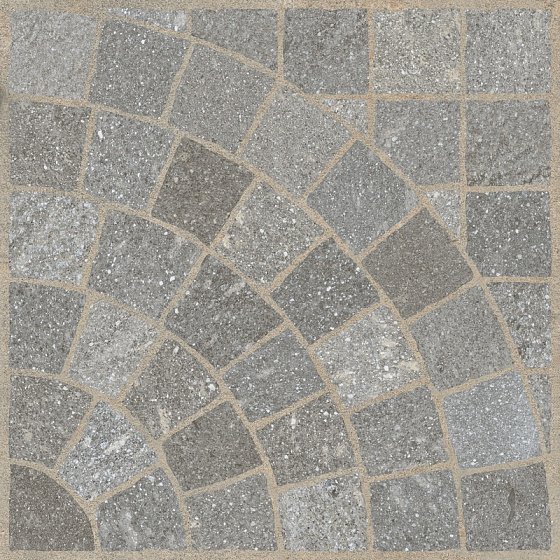 Керамогранит RHS Rondine Aurelia Grigio Arco J88241, цвет серый, поверхность структурированная, квадрат, 605x605
