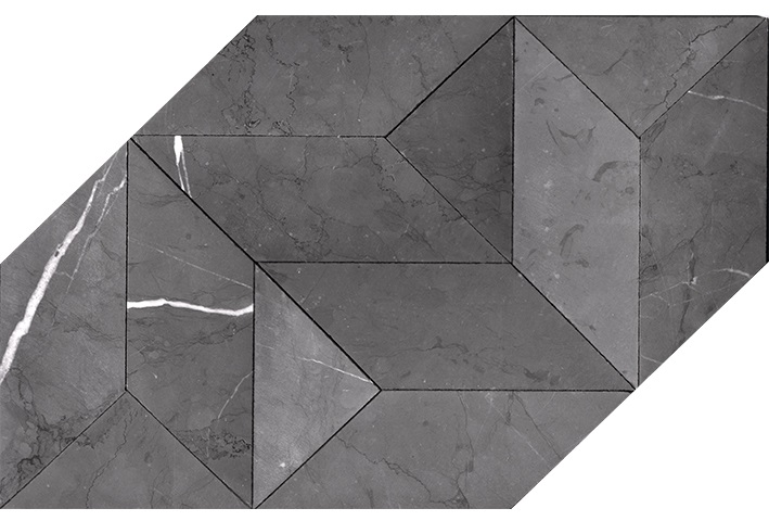 Мозаика L'Antic Colonial Highlands Dark Grey 100272852, цвет серый тёмный, поверхность матовая, прямоугольник, 220x275