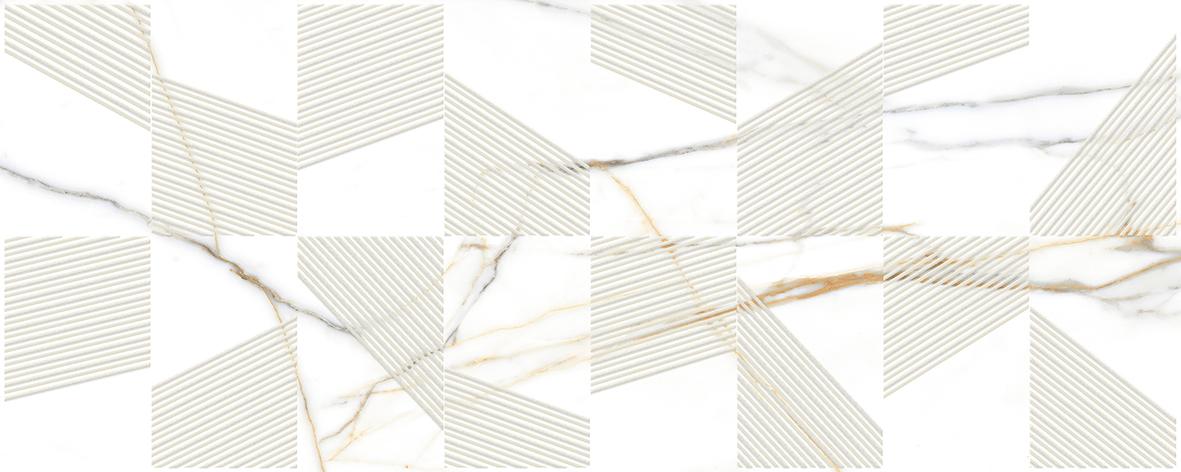 Декоративные элементы Laparet Champagne mosaic белый, цвет белый, поверхность матовая, прямоугольник, 200x500