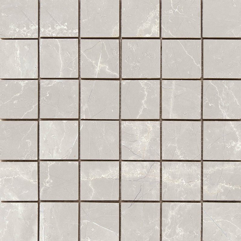 Мозаика Cifre Mosaico Eternal Pearl, цвет серый, поверхность глянцевая, квадрат, 300x300