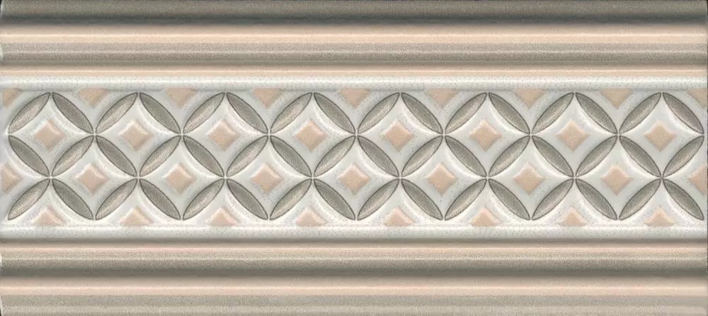 Бордюры Kerama Marazzi Монтальбано бордюр 3 матовый LAB001, цвет разноцветный, поверхность матовая, прямоугольник, 67x150
