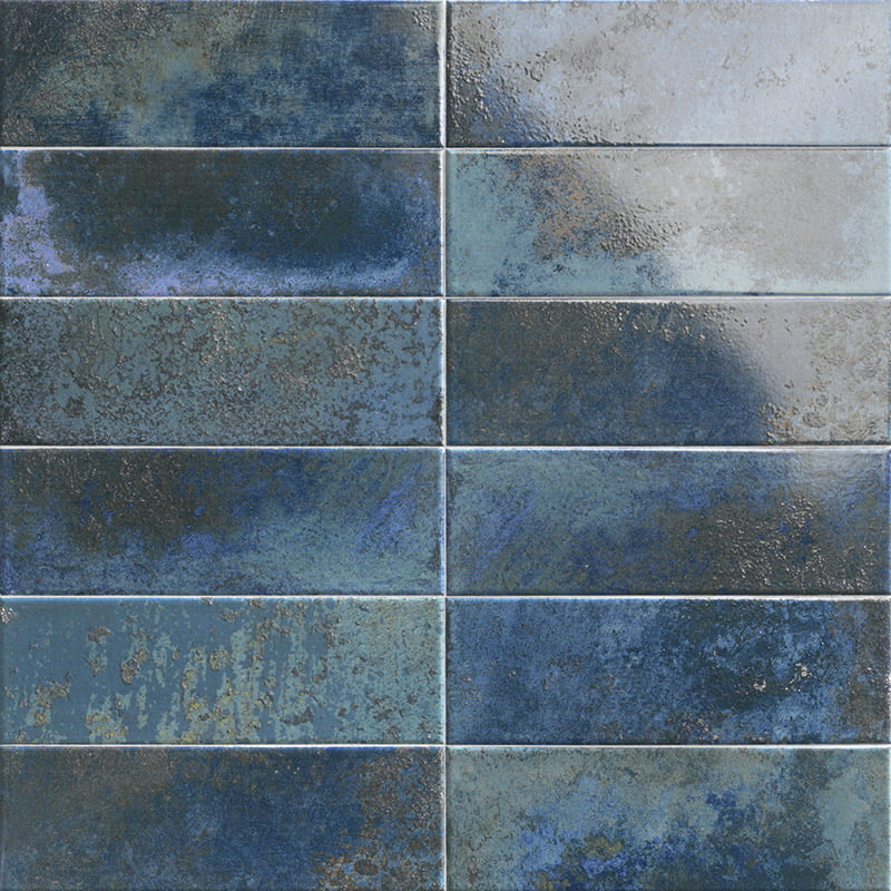 Керамическая плитка Mainzu Bellagio Blu, цвет синий, поверхность матовая, прямоугольник, 100x300