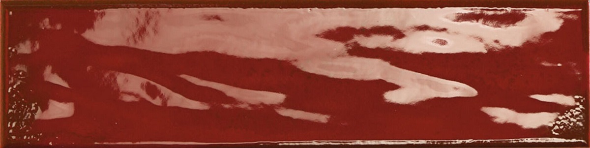 Керамическая плитка Prissmacer Rain Bordeaux 30, цвет красный, поверхность глянцевая, прямоугольник, 75x300