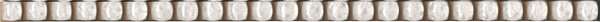 Бордюры Kerama Marazzi Бордюр Бисер прозрачный POD001, цвет белый, поверхность глянцевая, прямоугольник, 6x200