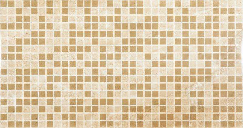 Мозаика Palo Rosa Daino Decor 1, цвет бежевый, поверхность полированная, квадрат, 316x600