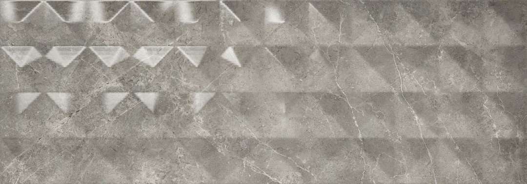 Керамическая плитка Panaria Trilogy Fusion Sandy Grey PBFTY35, цвет серый, поверхность глянцевая, прямоугольник, 350x1000