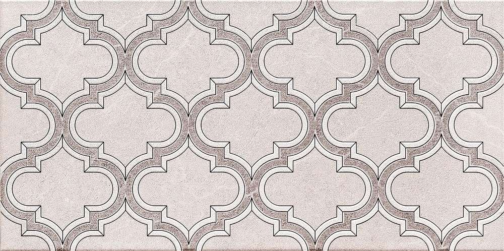 Декоративные элементы Tubadzin Braid Grey Dec, цвет серый, поверхность глянцевая, прямоугольник, 223x448