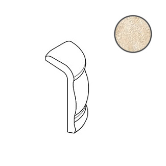 Спецэлементы Cir Marble Age C-Cap (Spigolo Esterno 3) Botticino 1012770, цвет слоновая кость, поверхность матовая, прямоугольник, 30x60