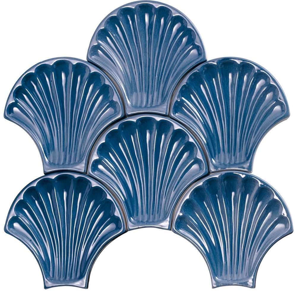 Декоративные элементы Sartoria Artigiana Blu SAARCO05G, цвет синий, поверхность глянцевая, прямоугольник, 150x155