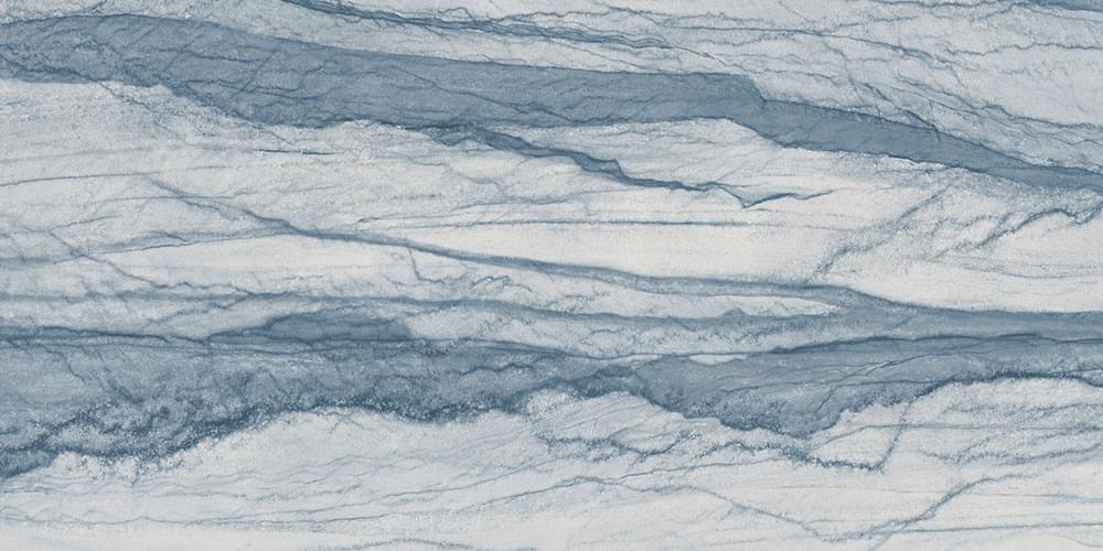 Керамогранит Geotiles Macauba Azul, цвет голубой, поверхность полированная, прямоугольник, 600x1200